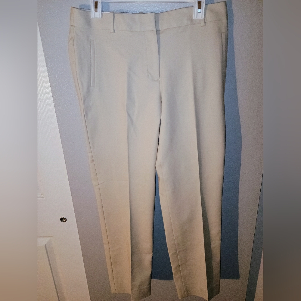 Talbots Cream Straight Leg Women's Pants